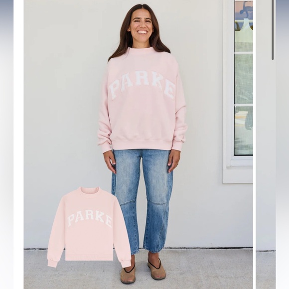 Parke Tops - Parke Varsity Mockneck - Fleece - Rose - L/XL